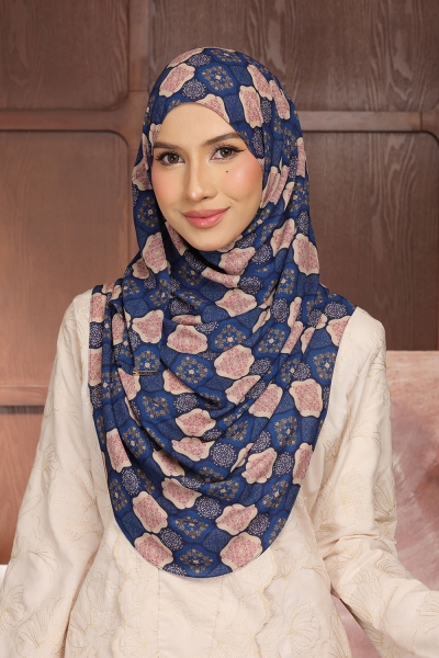 Aralyn Babes Printed Ratna in Midnight Blue